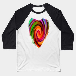 Electric Heart-Available As Art Prints-Mugs,Cases,Duvets,T Shirts,Stickers,etc Baseball T-Shirt